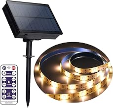 Amazon Com Led Strip Lights Solar Powered
