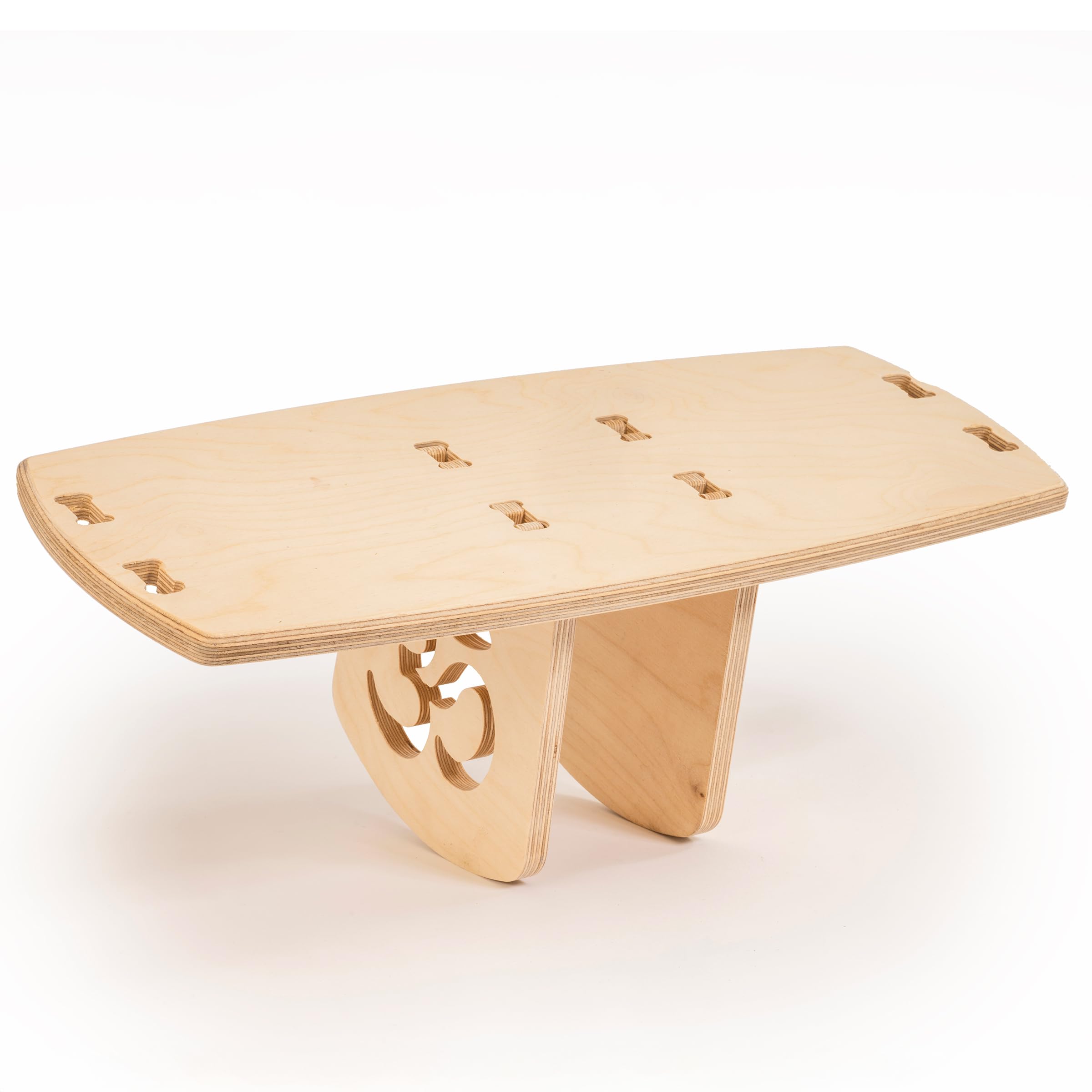 Raja Banc de méditation, tabouret en bois de bouleau, banc de yoga, double configuration, chaise de prière, portable, inclinaison pour posture parfaite, méditation profonde.