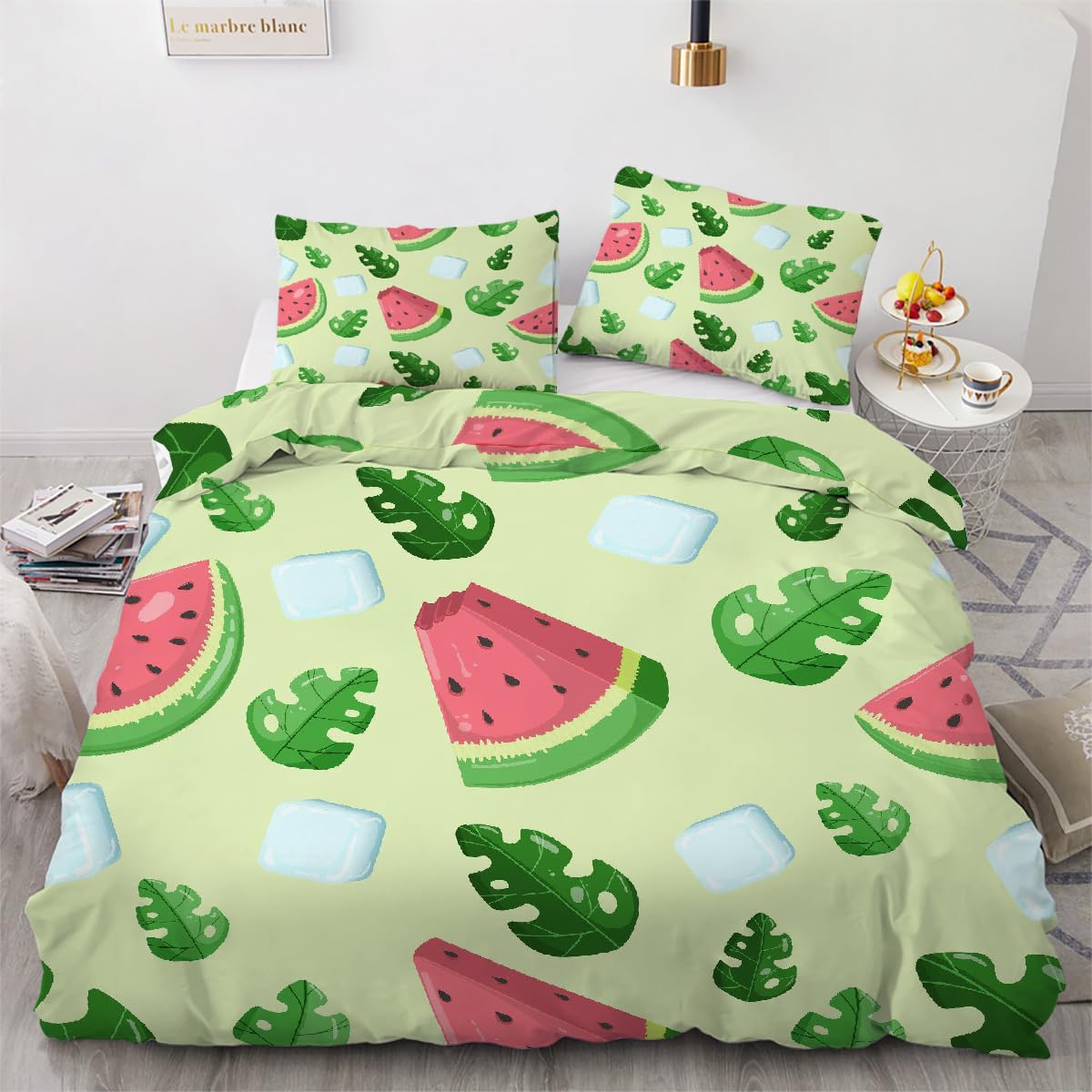 Housse de couette 240x260 microfibre anti-plis à fermeture éclair