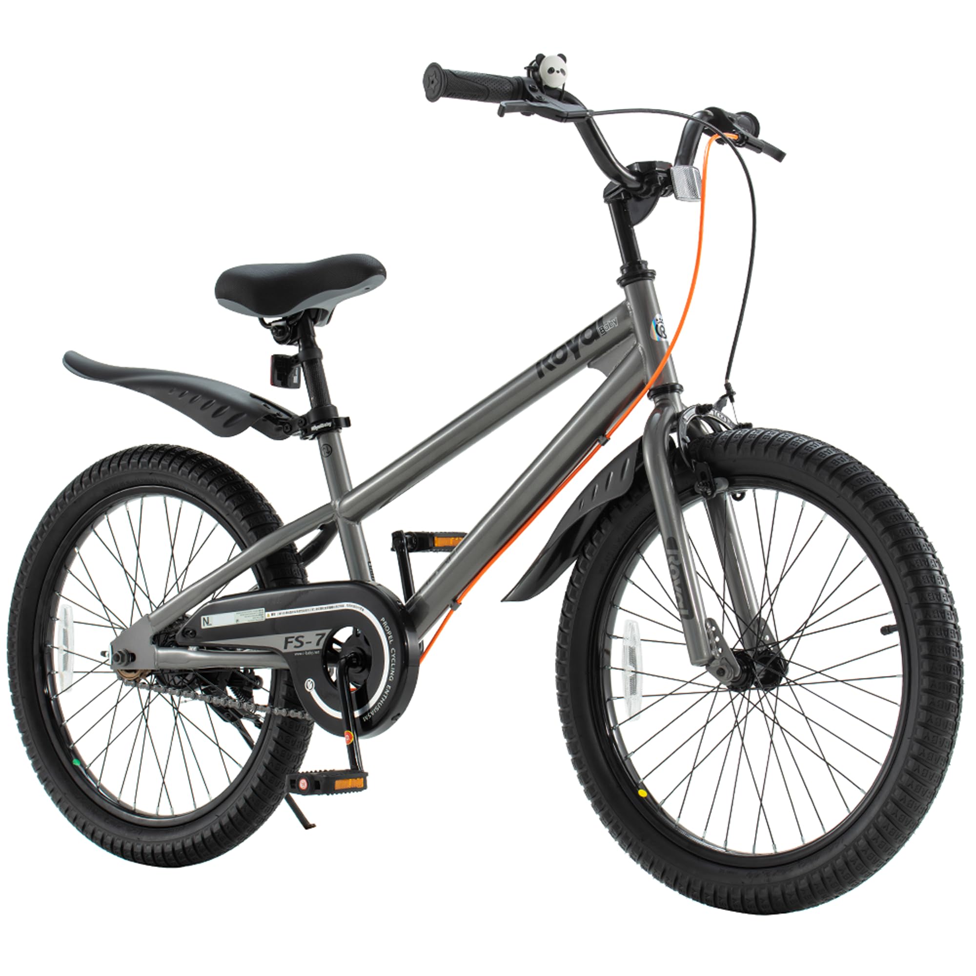 RoyalBabyFreestyle-7 Kids Bike 14 16 18 20 Inch Wheel Dual Handbrakes Bicycle Beginners Boys Girls Cover Ages 3-10 Years, Kickstand and Water Bottle Included