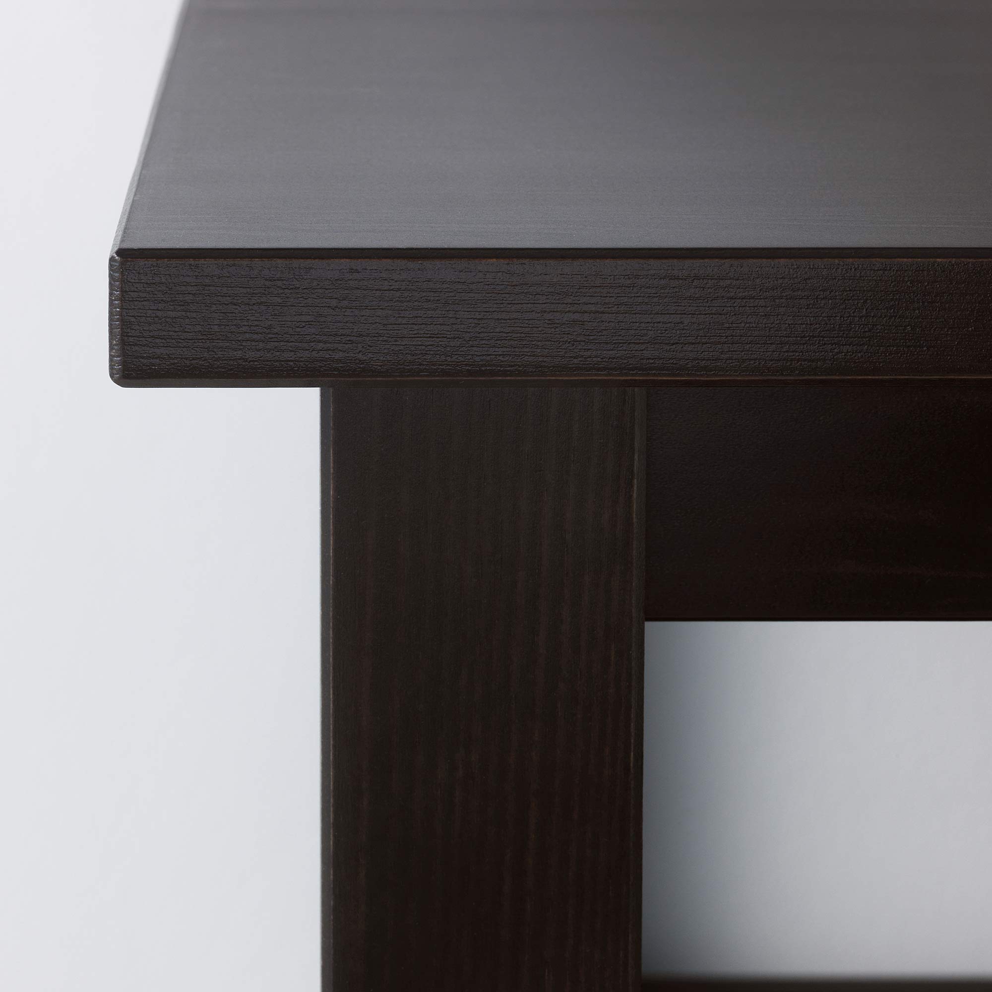 IKEA HEMNES Couchtisch, 90x90 cm, Schwarz-Braun Küche, Haushalt & Wohnen