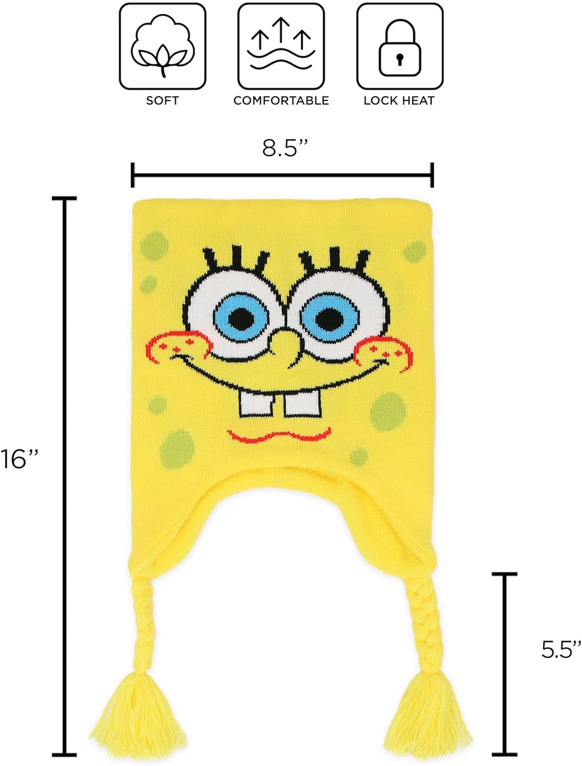 Kid Beanie Cute Knit Warm Kids and Toddler Winter Hat Beanie, Kid Beanies for Boys and Girls - Image 5