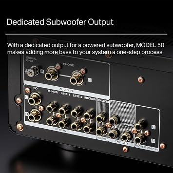 Marantz MODEL 50 مكبر صوت ستيريو تناظري نقي (فضي)
