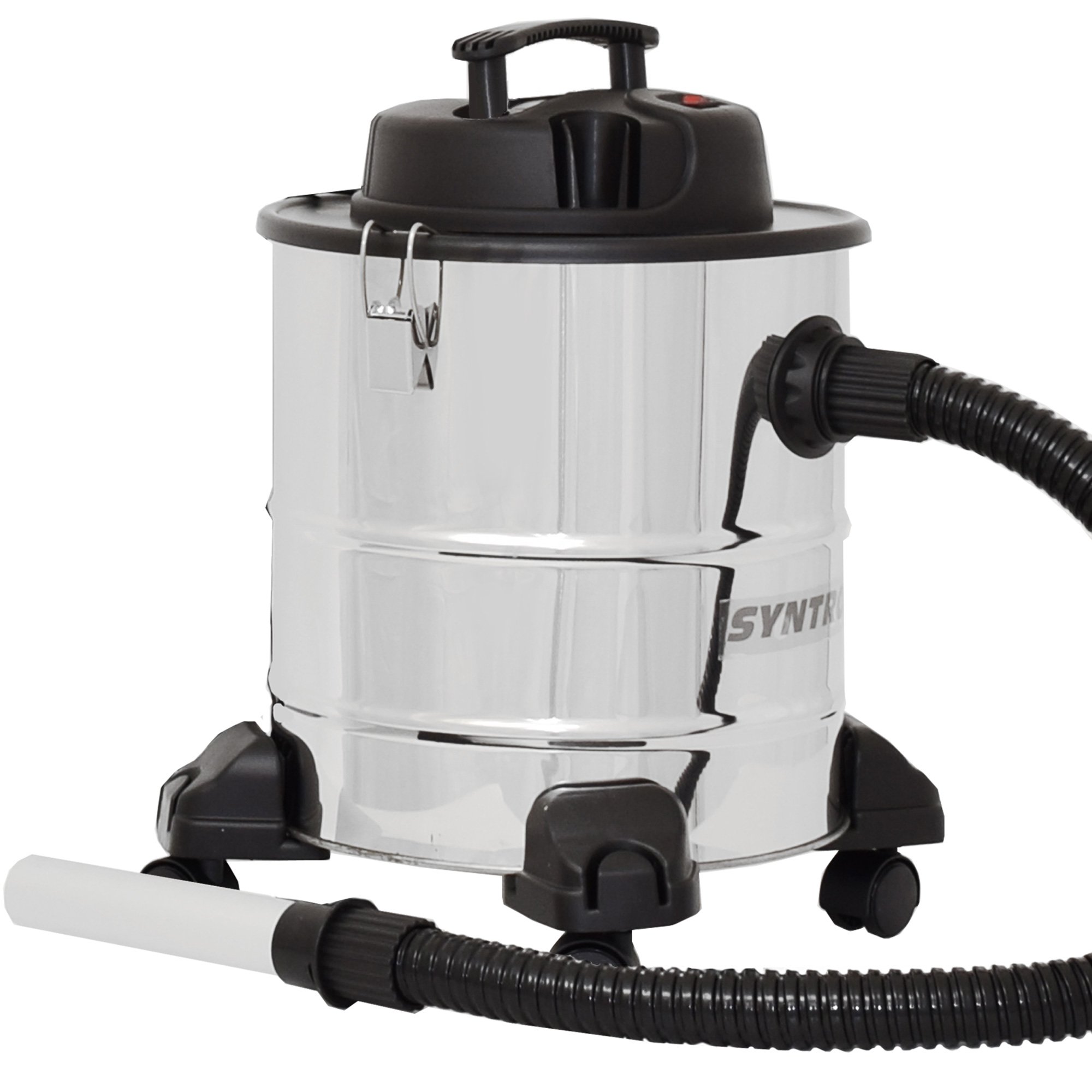 Syntrox Germany Edelstahl bis 20 Liter Aschesauger mit Motor Feinstaubsauger AC-1000-R Vesuv