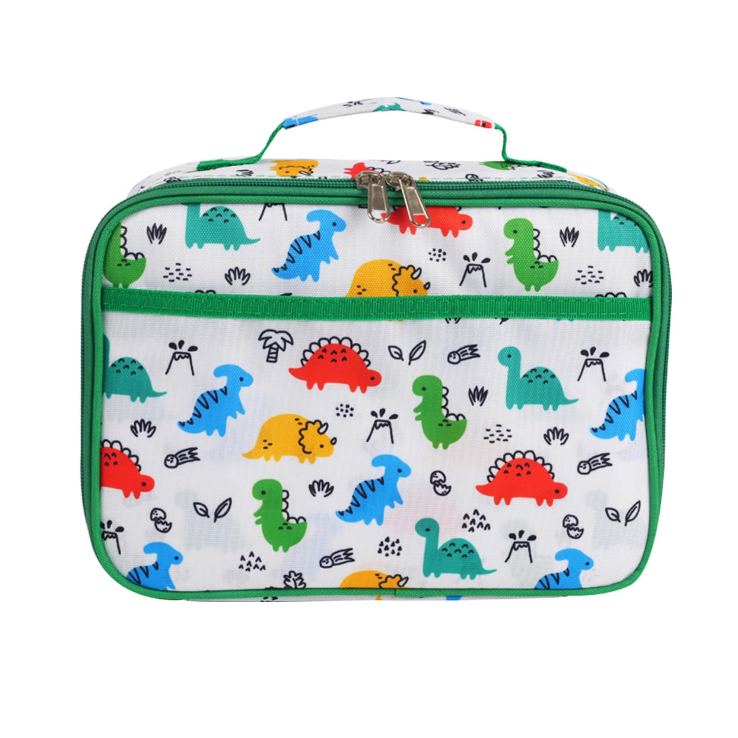 Dinosaur Insulated Lunch Bag for Boys/Girls, Reusable Cooler Lunch Box for Kids School/Picnic/Travel
