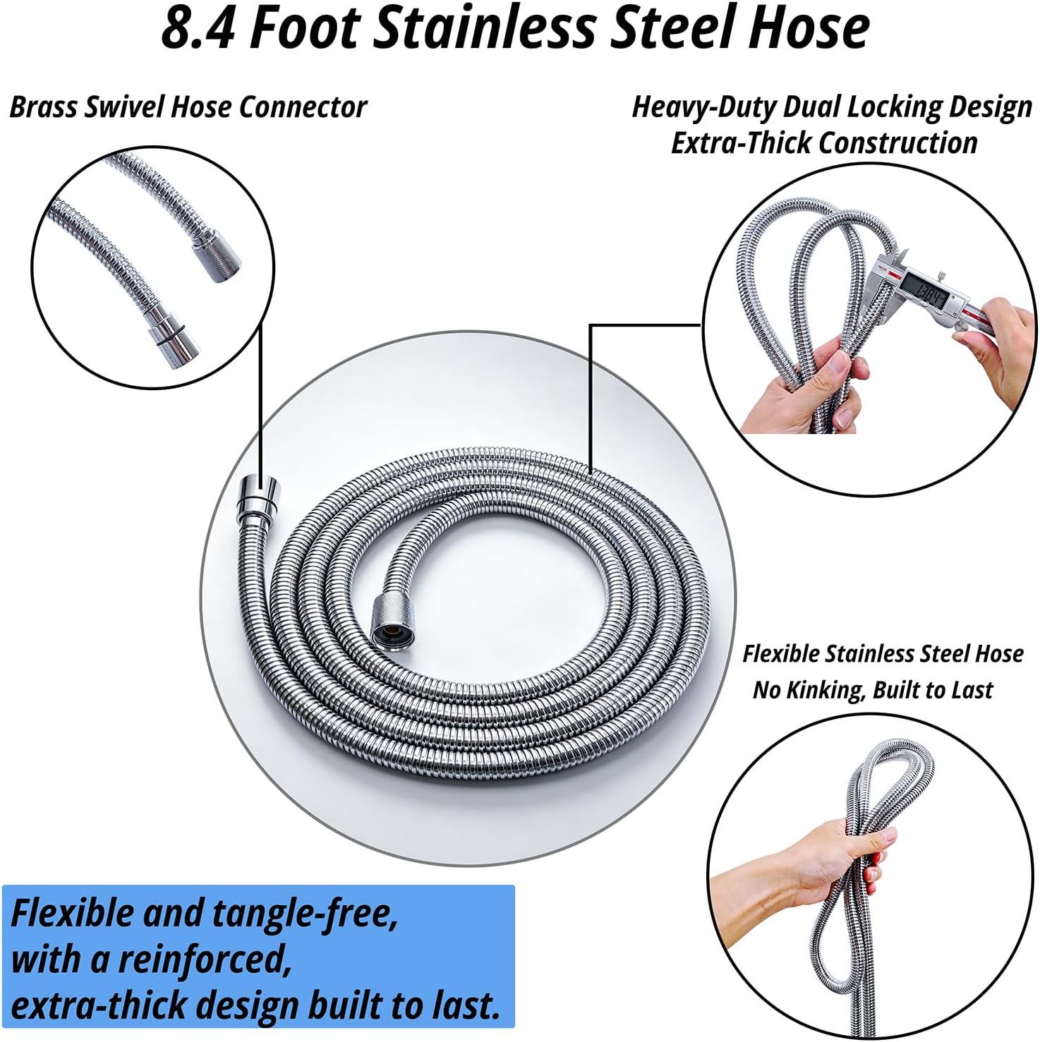 2-Mode Dog Shower Sprayer with No-Drill Mount image 5