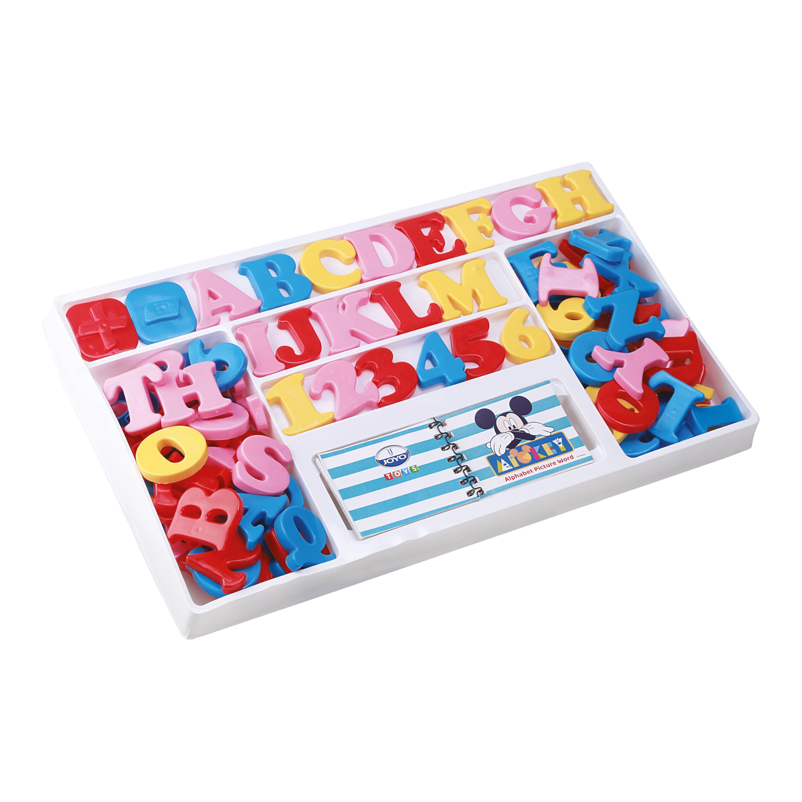 Joyo Educational Alphabet Senior Picture Word, Numbers & Shapes for Kids 92Pcs Set - Mickey & Friends