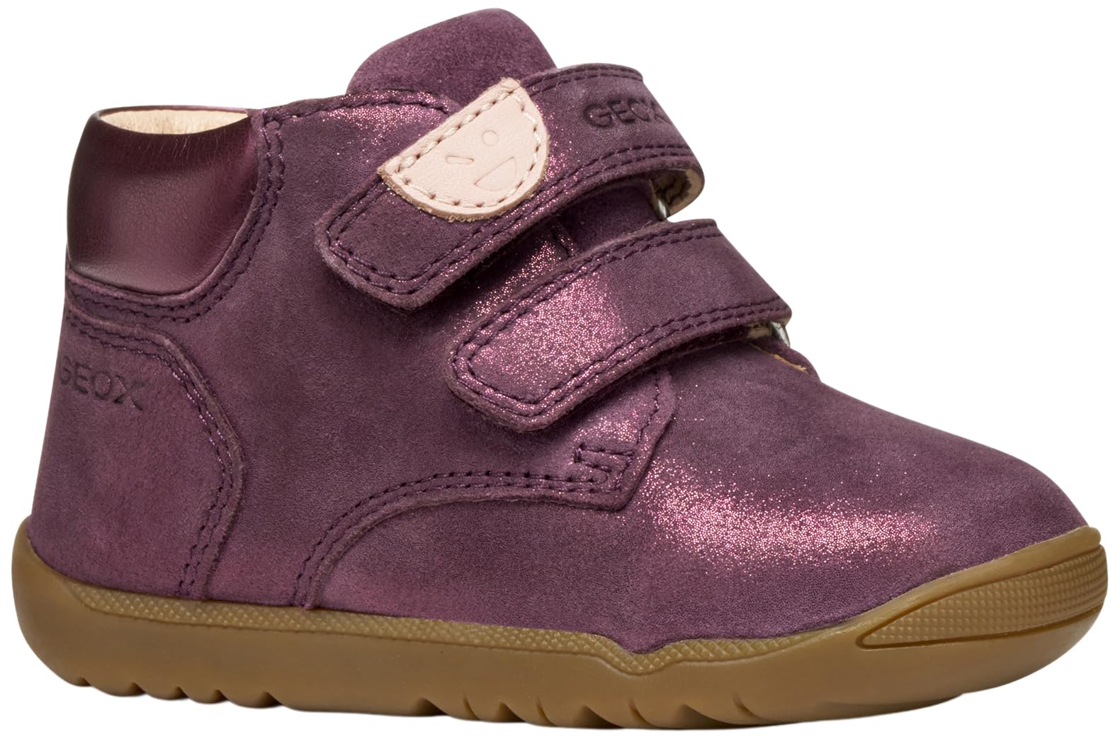 Geox Baby-Mädchen B Macchia Girl First Walker Shoe