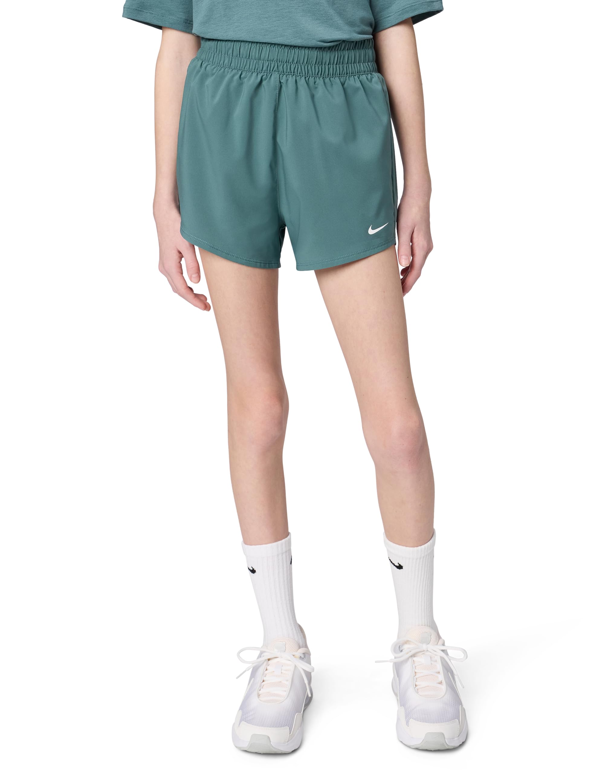 Girls' One Dri-FIT High-Waisted Woven Training Shorts