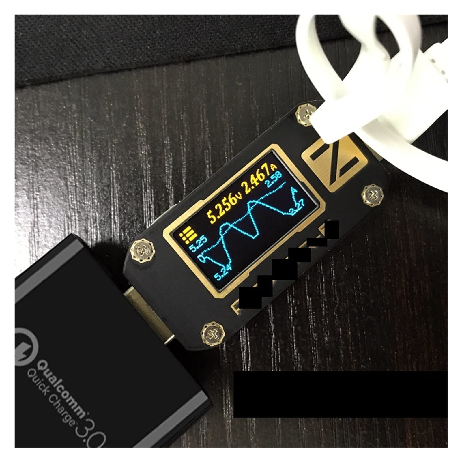 Urządzenie pomiarowe tester USB Usb. Próbnik Qc3.0 / pd. Cyfrowy Voltmeter Amperimetro Cyfrowy napięcie AMP VOLT Type-C Detektor banku zasilania.
