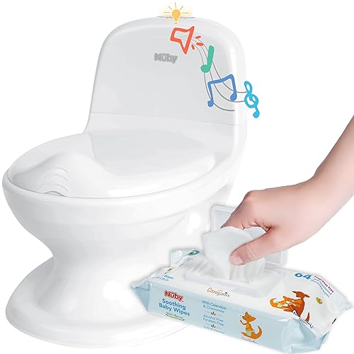 Vista 12 de Nuby Step Ladder Asiento de Orinal para Inodoro para Niños Pequeños - Asiento de Inodoro Todo en Uno para Entrenamiento de Baño para Niños