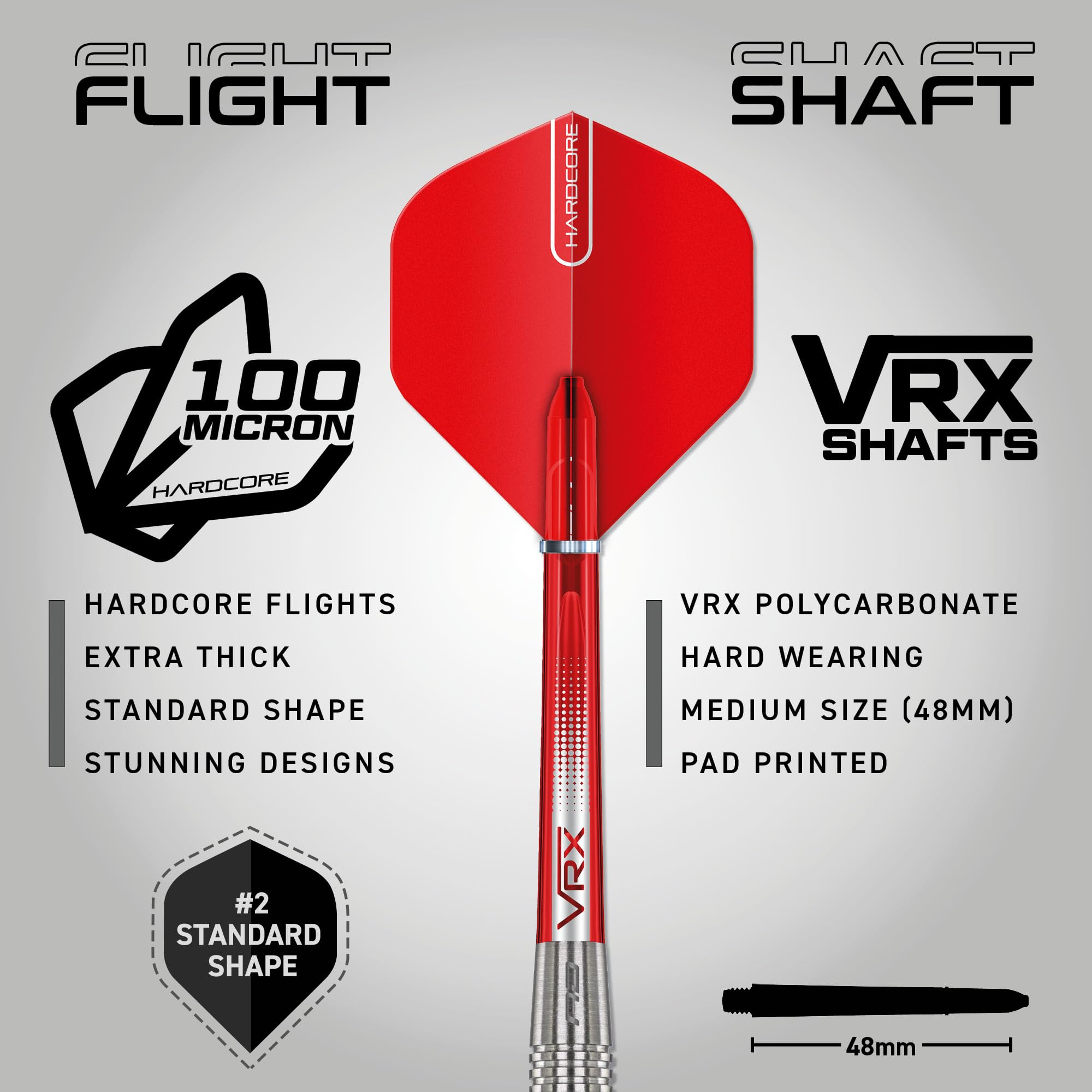 RED DRAGON Hell Fire 20g Weiche Spitze mit Dart Flüge und Dart-Schäften