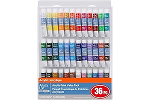 Artist Loft Acrylic Paint Value Pack Enhances Artistic Expression