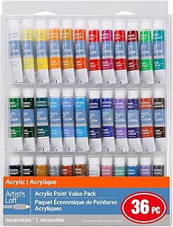 MICHAELS 36 Color Acrylic Paint Value Pack by Artist's Loft™ Necessities™