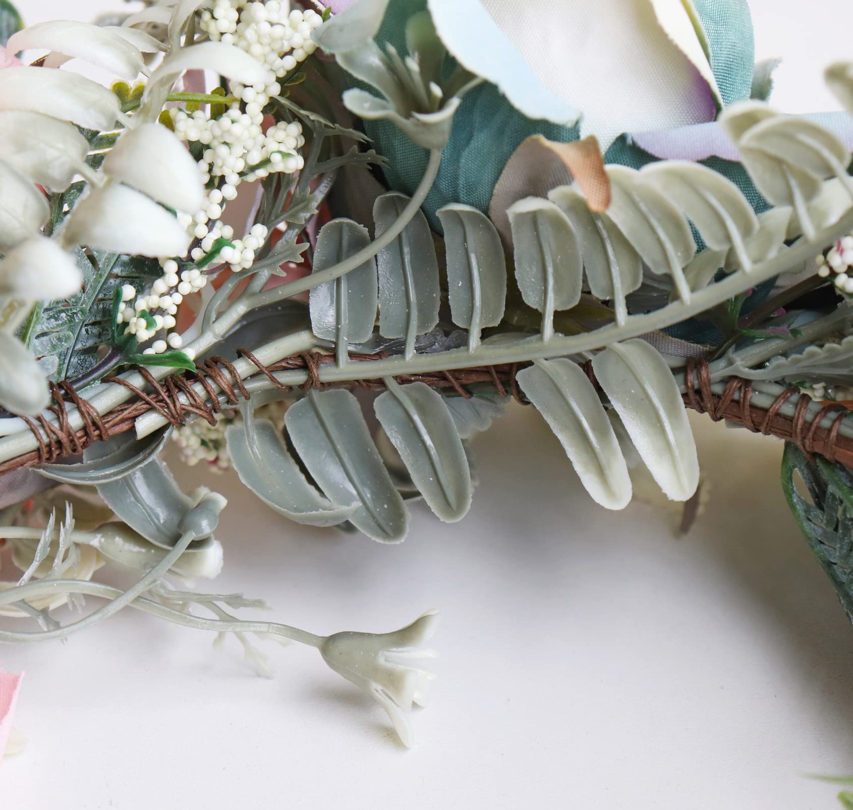 Blumenkrone für Mädchen, Boho-Blumenkranz, Haarkranz, Kopfschmuck, Halo, Party, Abschlussball, Hochzeit, Fotos, Gelb