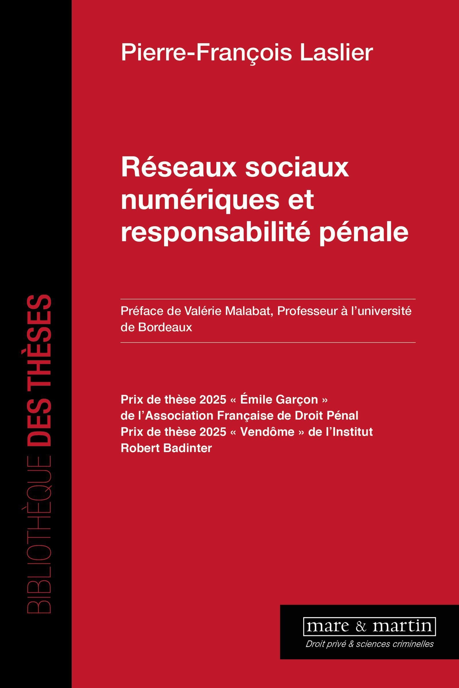 Réseaux sociaux numériques et responsabilité pénale