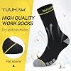 Work Socks Men's 10/20 Pairs Work Socks Men's Stockings Black Sports Socks Thick Winter Socks Terry Cloth Socks