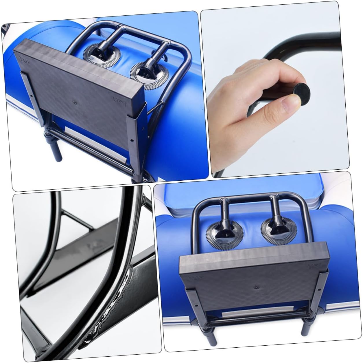 Fishing Kayak Motor Bracket Metal Outboard Motor Mount Rack for Inflatable Boat Transom Support Suitable for Air Boat Fishing and Boating Accessories