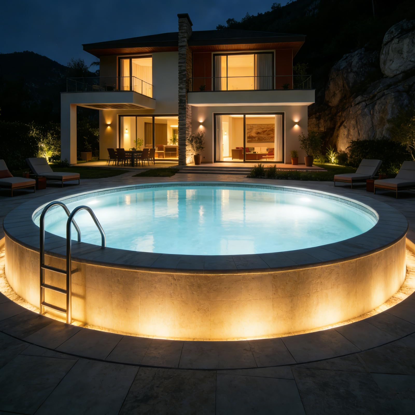 Projecteur LED Piscine Par56 20W IP68 12V 5500-6500K Blanc Froid