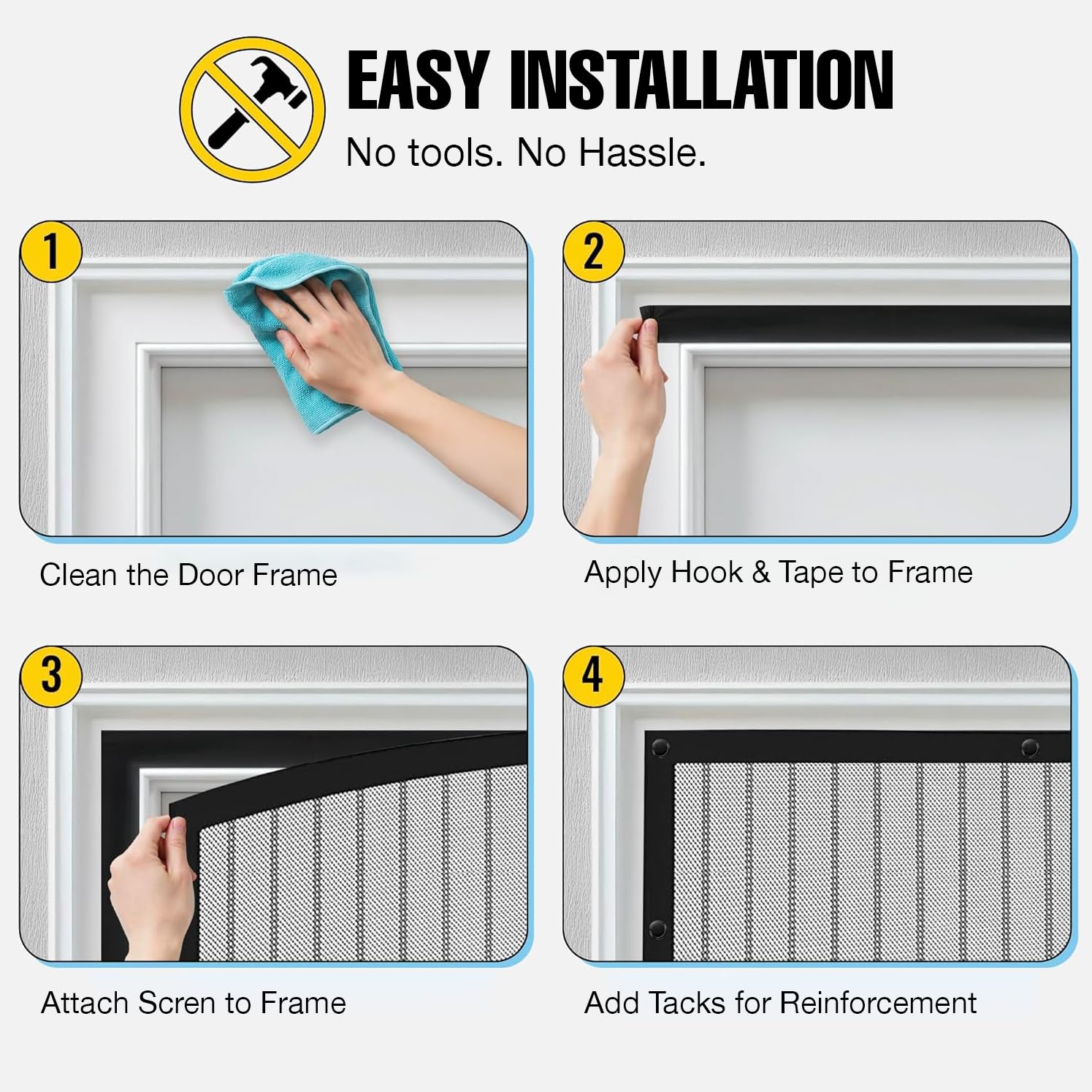 Magnetic Mosquito Net Door - Insect Protection -2 Magnetic Mosquito Net Door - Insect Protection -2