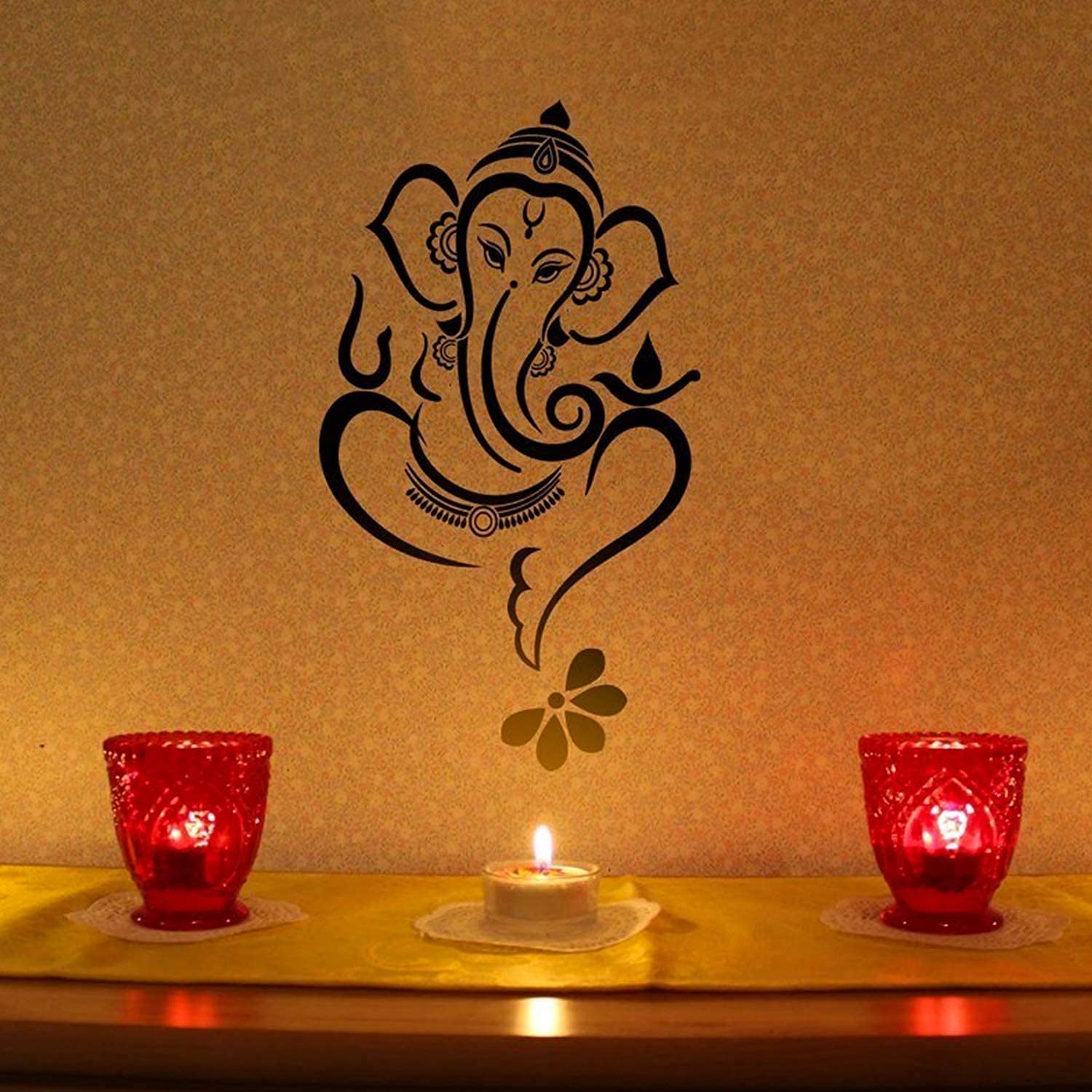 ARandNJ Stencils for Wall Painting Pack of 1 (Size:-16X24 Inch) Pattern Theme- Ganesh Bhagwan DIY Reusable Design Ideal for Drawing Room, Living Room, & Office Decoration (B0BM6DBZ5S) Amazon Price History, Amazon Price Tracker