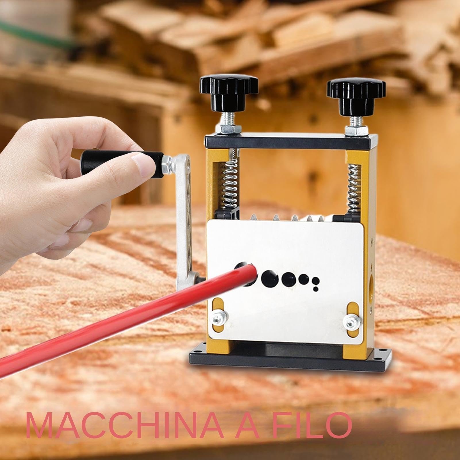 Machine de strip-de fil à propulsion, décapant de fil de manivelle à main 6