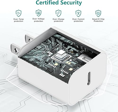 Miniatura 4 de Cargador de Apple Watch mejorado, cargador rápido magnético para iWatch a USB C cable de 6 pies con bloque de cargador USB C para iWatch Series