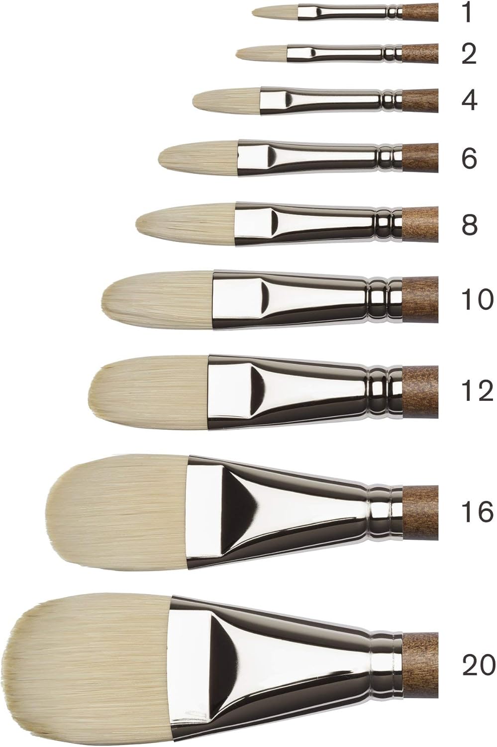 Winsor & Newton Artists' Oil Synthetic Brush, Filbert #20
