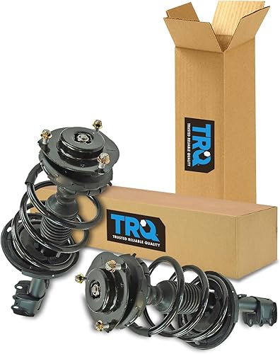 Miniatura 116 de TRQ - Conjunto de puntal delantero y resorte helicoidal (lados del conductor y del pasajero), para auto