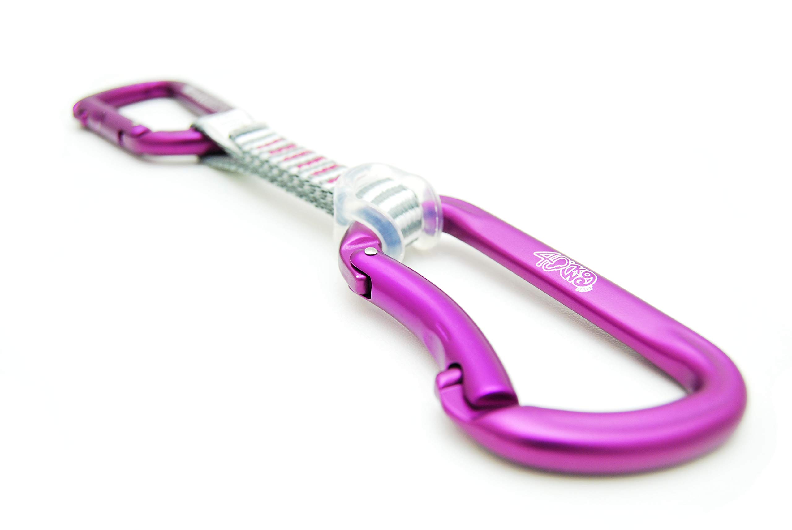 Kong Trapper Anniversary, Set 5 Rinvii da Arrampicata in Alluminio, Moschettoni Keylock, Multicolore, 115g, per Falesia e Palestra, Made in Italy, EN 12275
