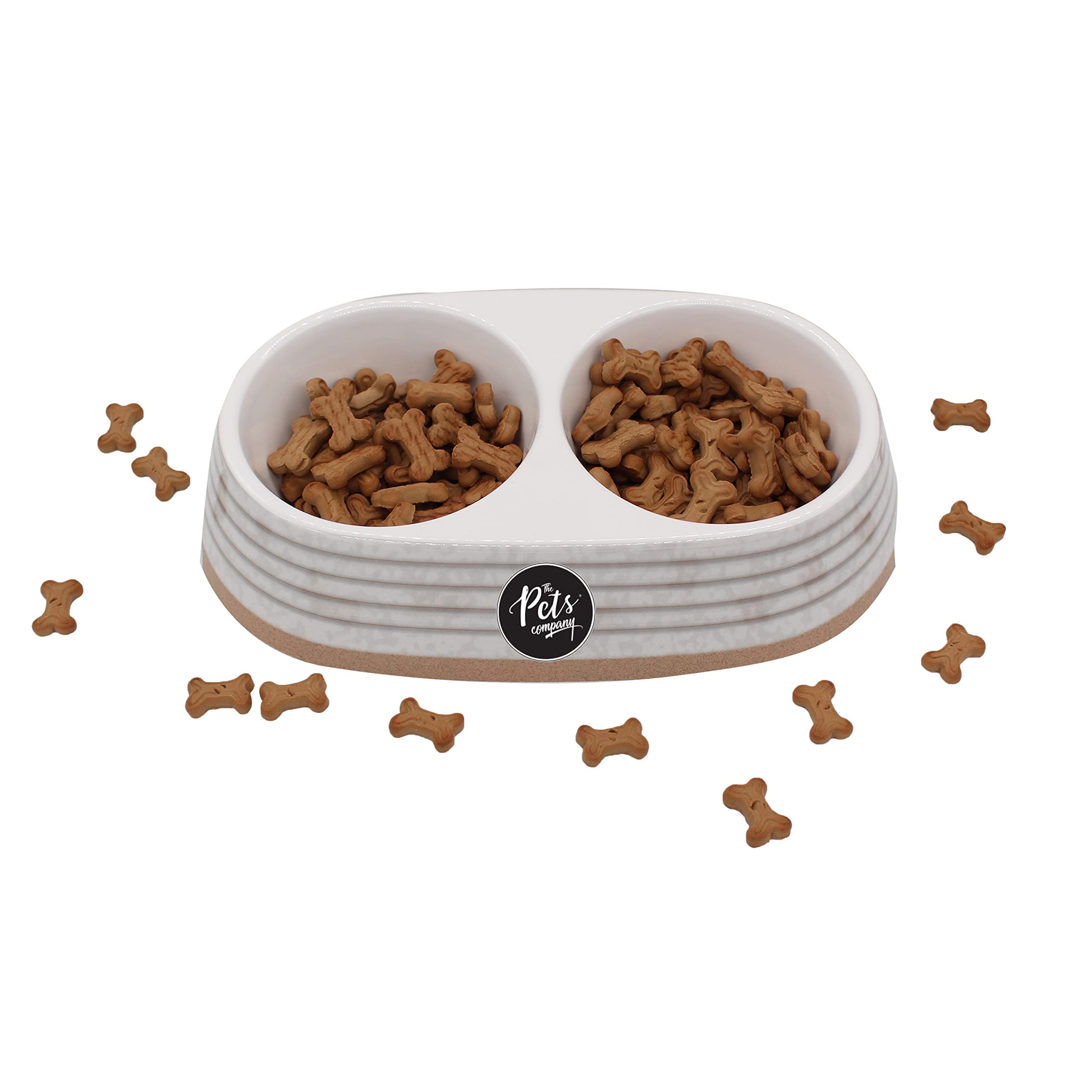 The Pets Company Melamine Dog Double Dinner, Dog Feeding Bowls, 355 Ml, Medium, Got Snacks (B09LM9KJQ4) Amazon Price History, Amazon Price Tracker