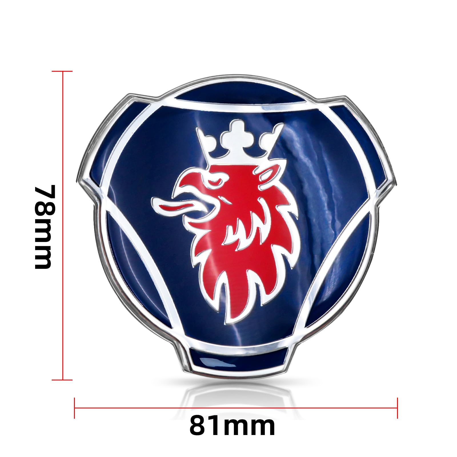 Scania Grill Emblem black with gray griffin Truck Accessoires