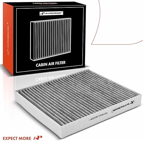 Miniatura 2 de A-Premium Filtro de aire de cabina de 2 piezas con carbón activado compatible con Hyundai Palisade 2020 2021 2022 2023 - V6 3.8L - Reemplazo #