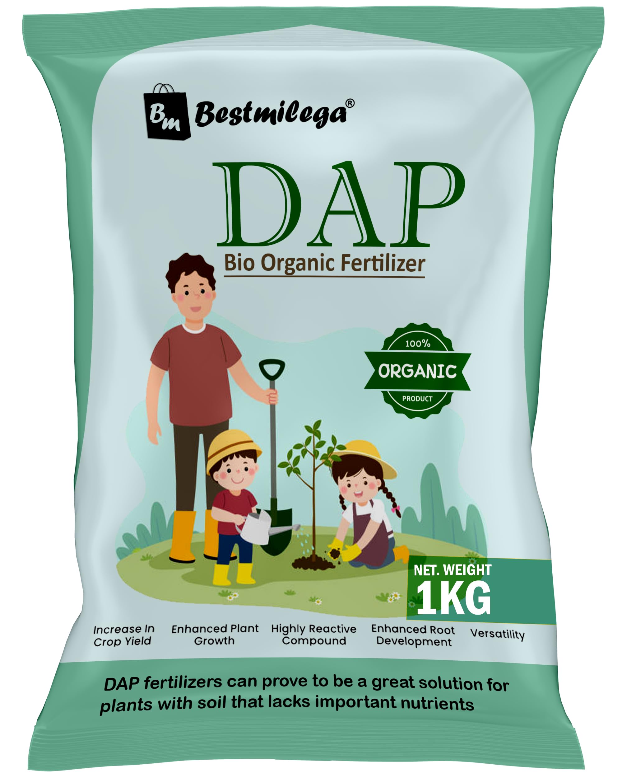 BEST MILEGA Dap Fertilizers For Plants 1KG | Organic DAP Fertilizer For Crops, All Purpose Bio DAP Fertilizer For Home Plants & Gardening, Granules (B0CBQ61MY6) Amazon Price History, Amazon Price Tracker