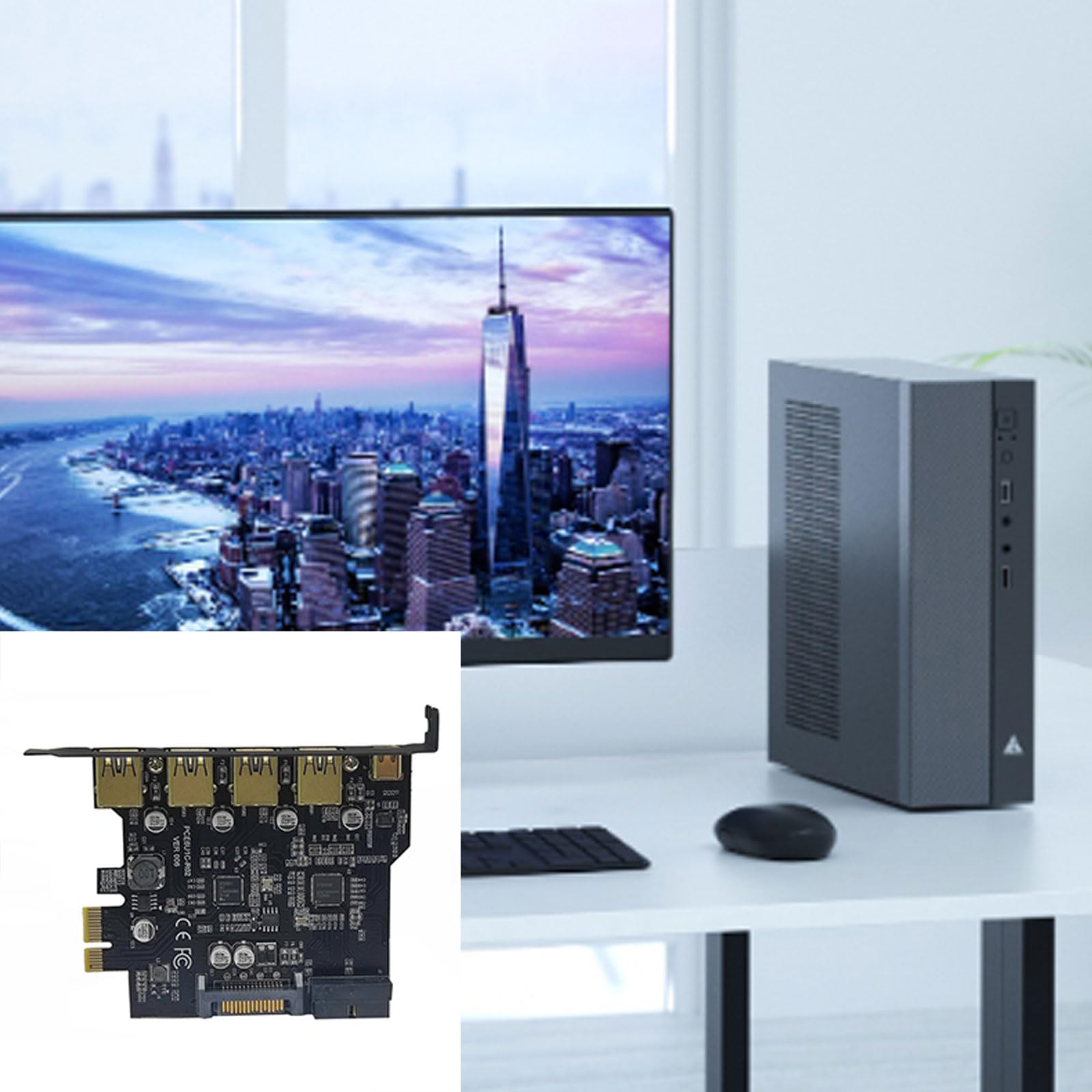 Amazon.co.jp: デスクトップ PC 用の便利な USB3.0 および Type C 拡張