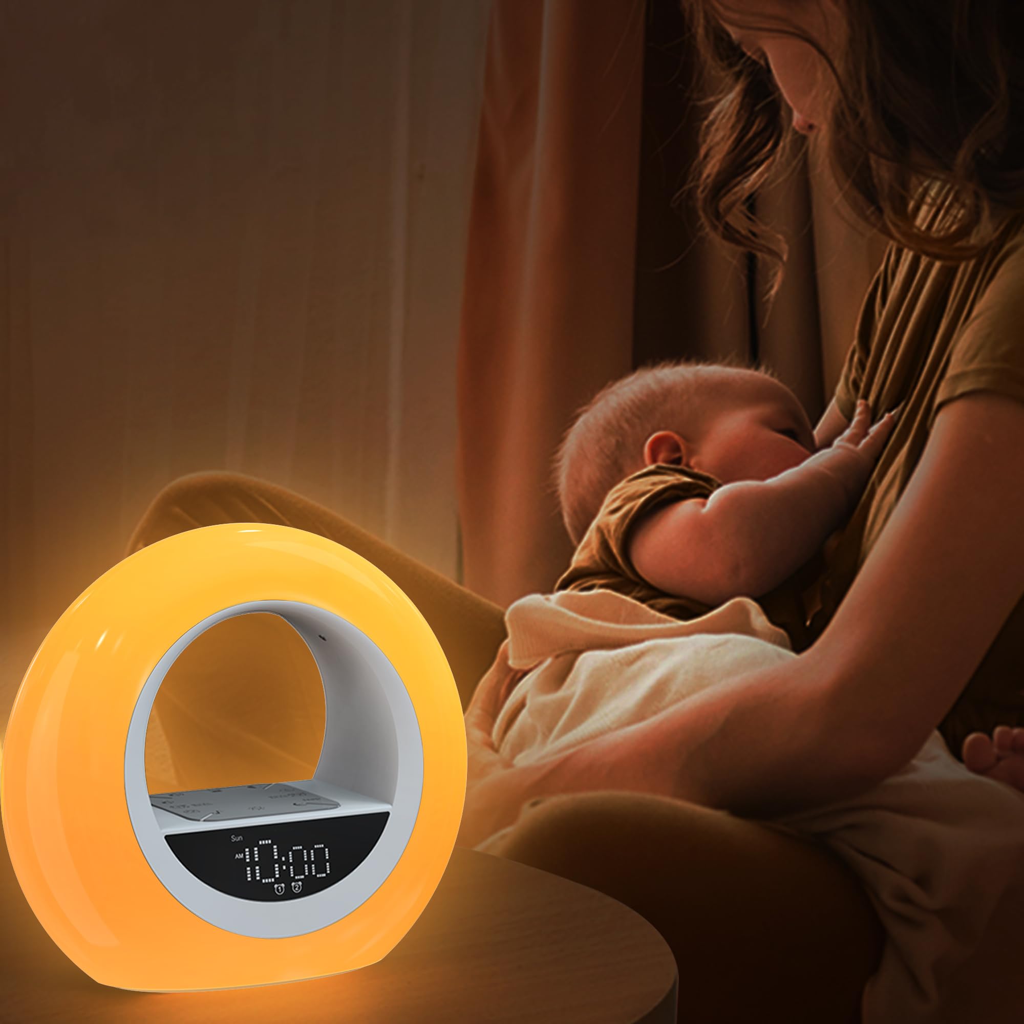 Kruilan Sveglia con luce diurna · altoparlante Bluetooth — immagine 8 di 9