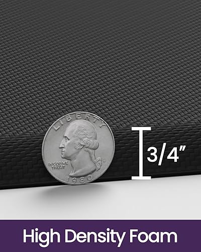 Miniatura 6 de DEXI Tapete de cocina acolchado antifatiga, antideslizante, impermeable, cómodo tapete de pie para cocina, oficina, fregadero, lavandería, 39 x 20