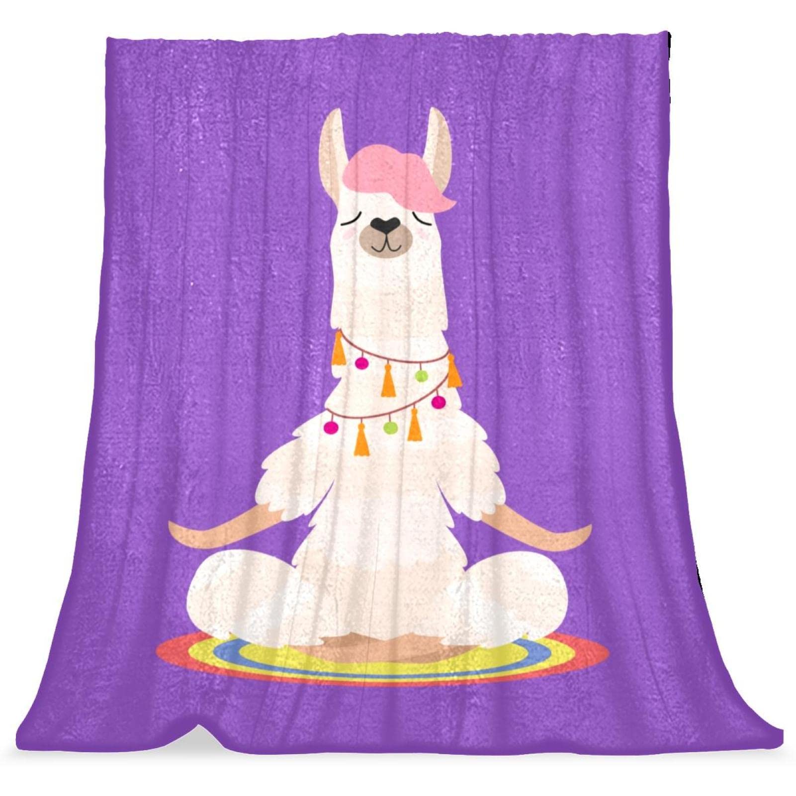 Couverture de lit lama doux TBOUOBT pour des soirées cocooning