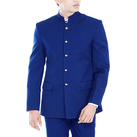 jodhpuri blazer blue