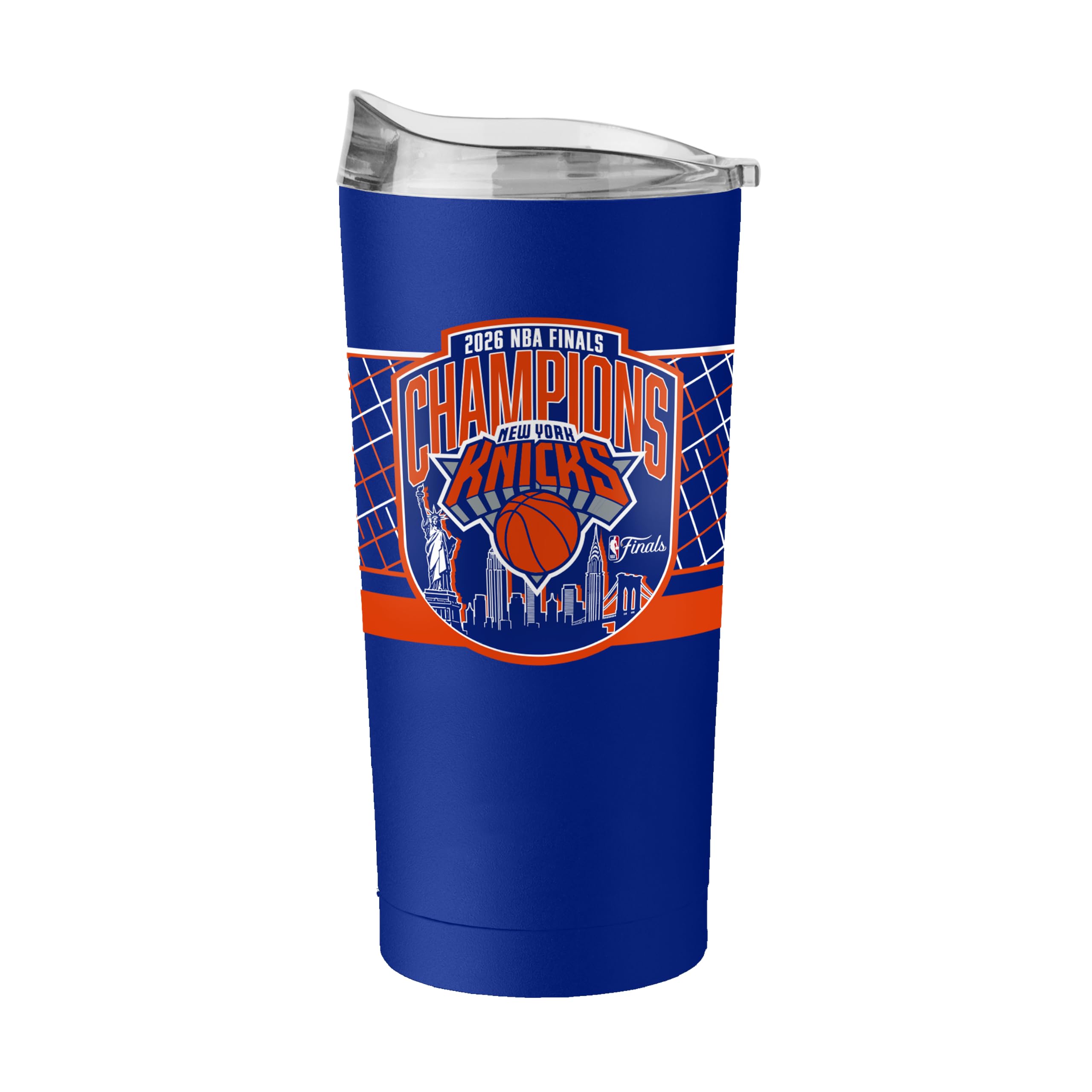 Logo Brands Team Color New York Knicks Nba Finals Champs 20 Oz Stainless Steel Tumbler - Official Nba Finals Champs Logo, 20 Fluid Ounces