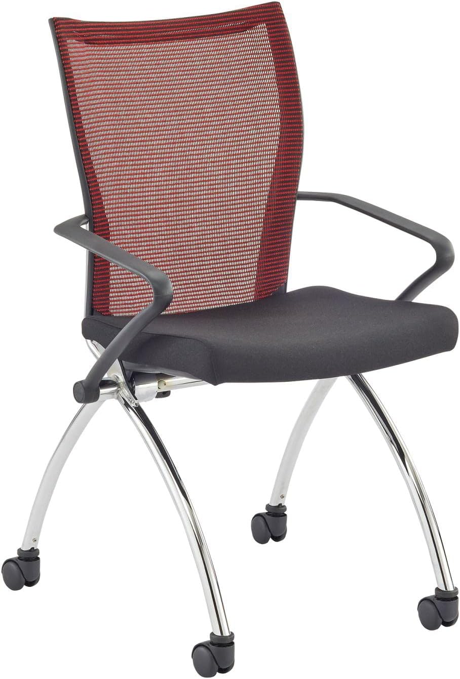 Safco Products Valoré High Back Chair with Arms TSH1BR, Red