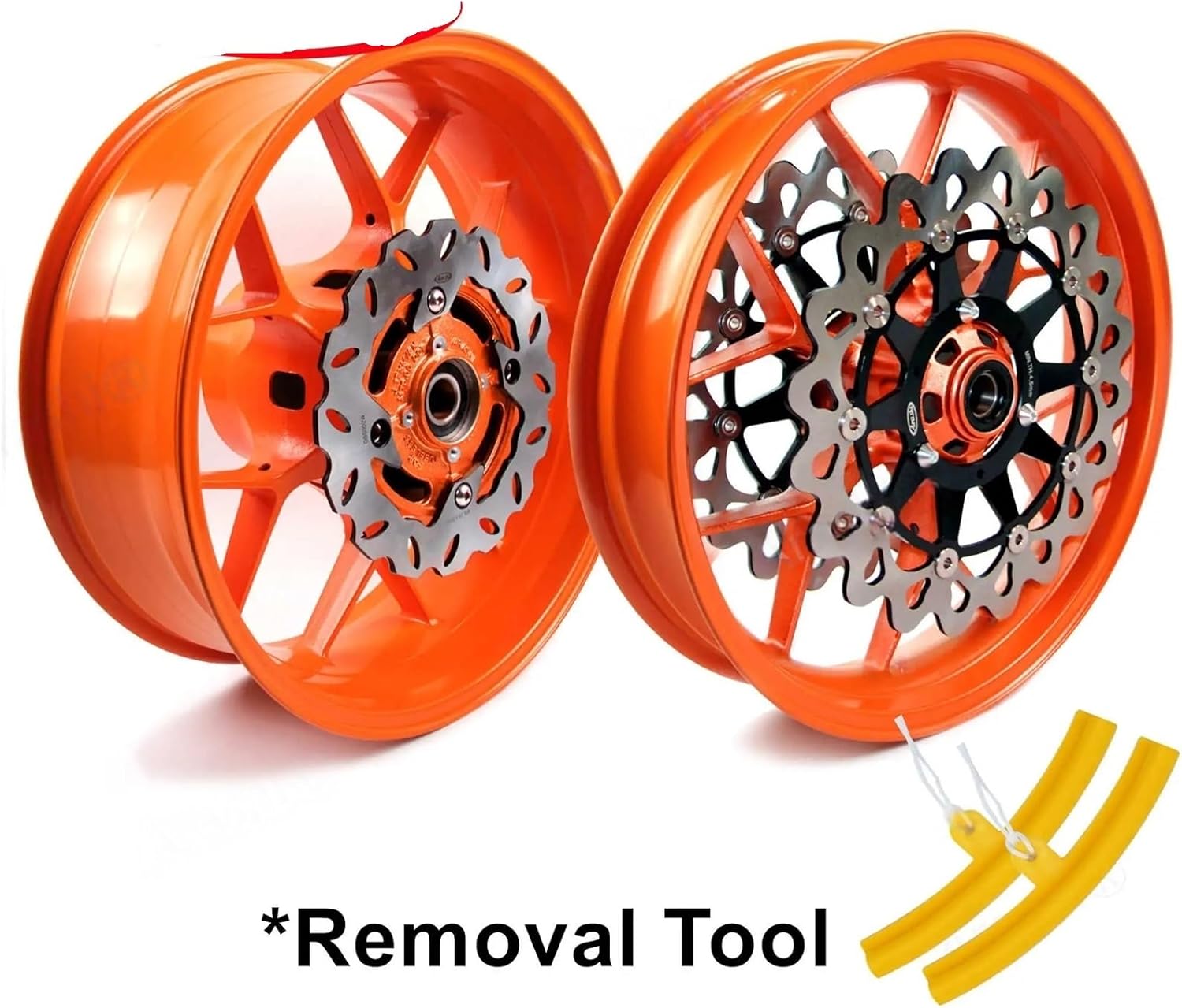 Front Rear Wheel Rim Brake Disc Rotors Set Compatible With HONDA CBR1000RR Fireblade Motorcycle Tire CBR1000 CBR 1000 RR(For 2013-2015 Year)