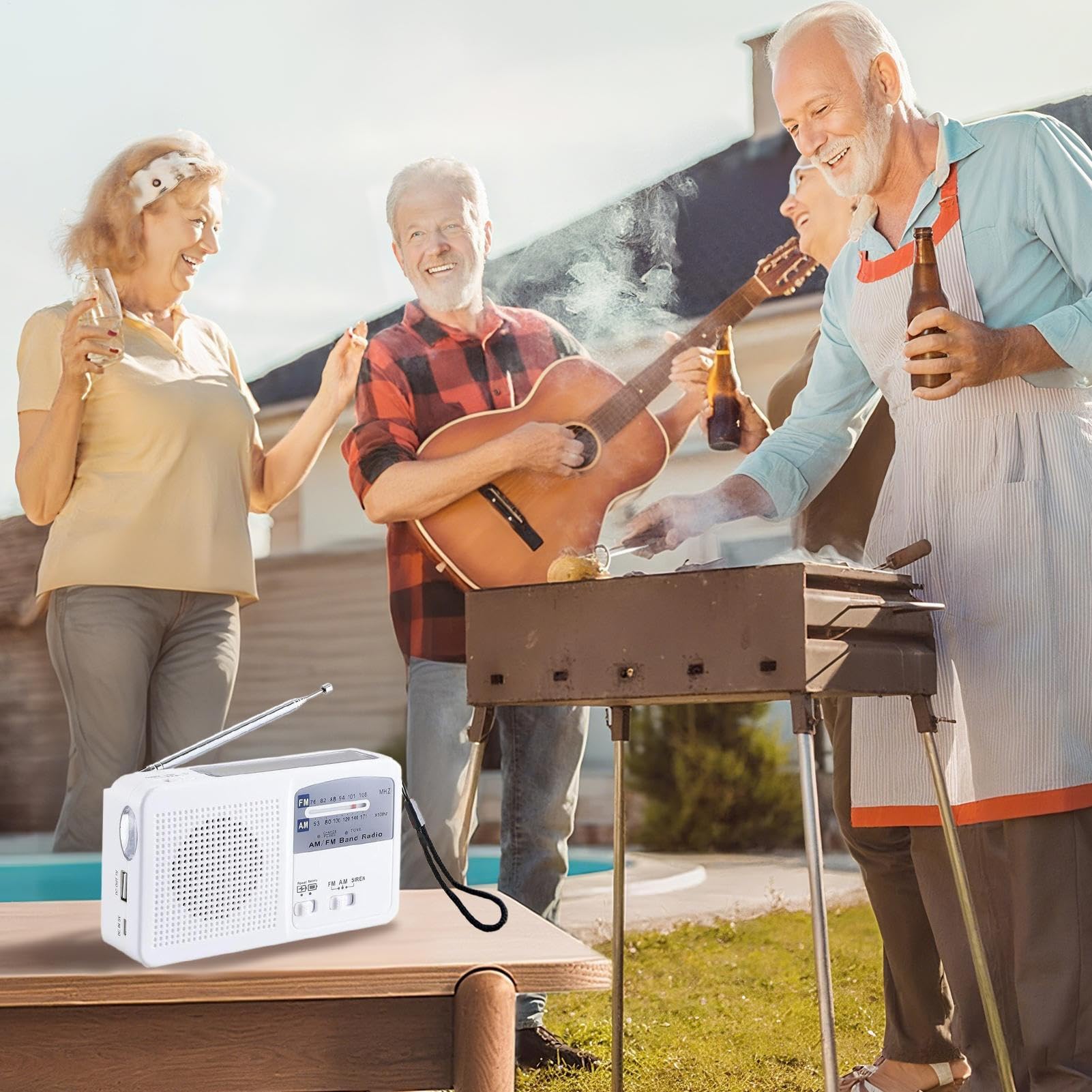 Radio Solarne Wodoodporne Radio Turystyczne
