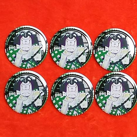 Amazon おそ松さん 歌舞伎 缶バッジ チョロ松 6個セット 松竹 限定 アニメ 萌えグッズ 通販