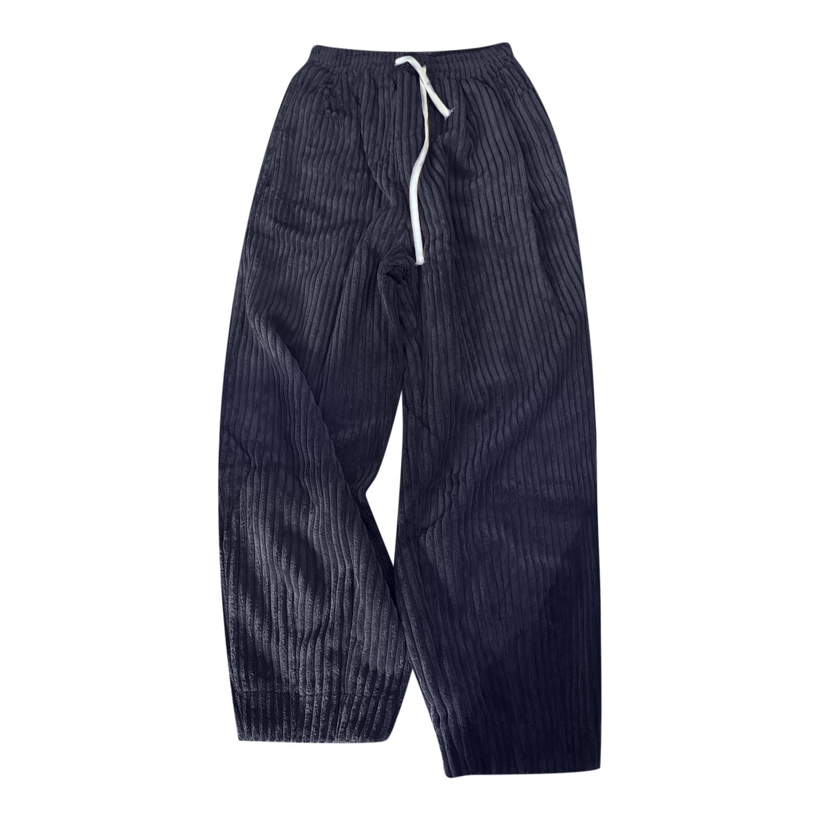 Pantaloni in cotone lino da uomo Cargo casual multitasca morbido traspirante morbido estate coulisse da spiaggia vacanze viaggi tempo libero ufficio A54