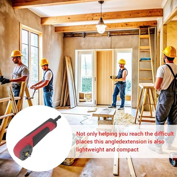 Right Angle Electric Screwdriver, Right Angle Drill Attachment 1/4in 90 Degree Corner Device Screwdriver Socket Adapter Drill Bit Corner Adapter Impact Ready