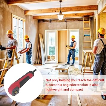 Right Angle Electric Screwdriver, Right Angle Drill Attachment 1/4in 90 Degree Corner Device Screwdriver Socket Adapter Drill Bit Corner Adapter Impact Ready
