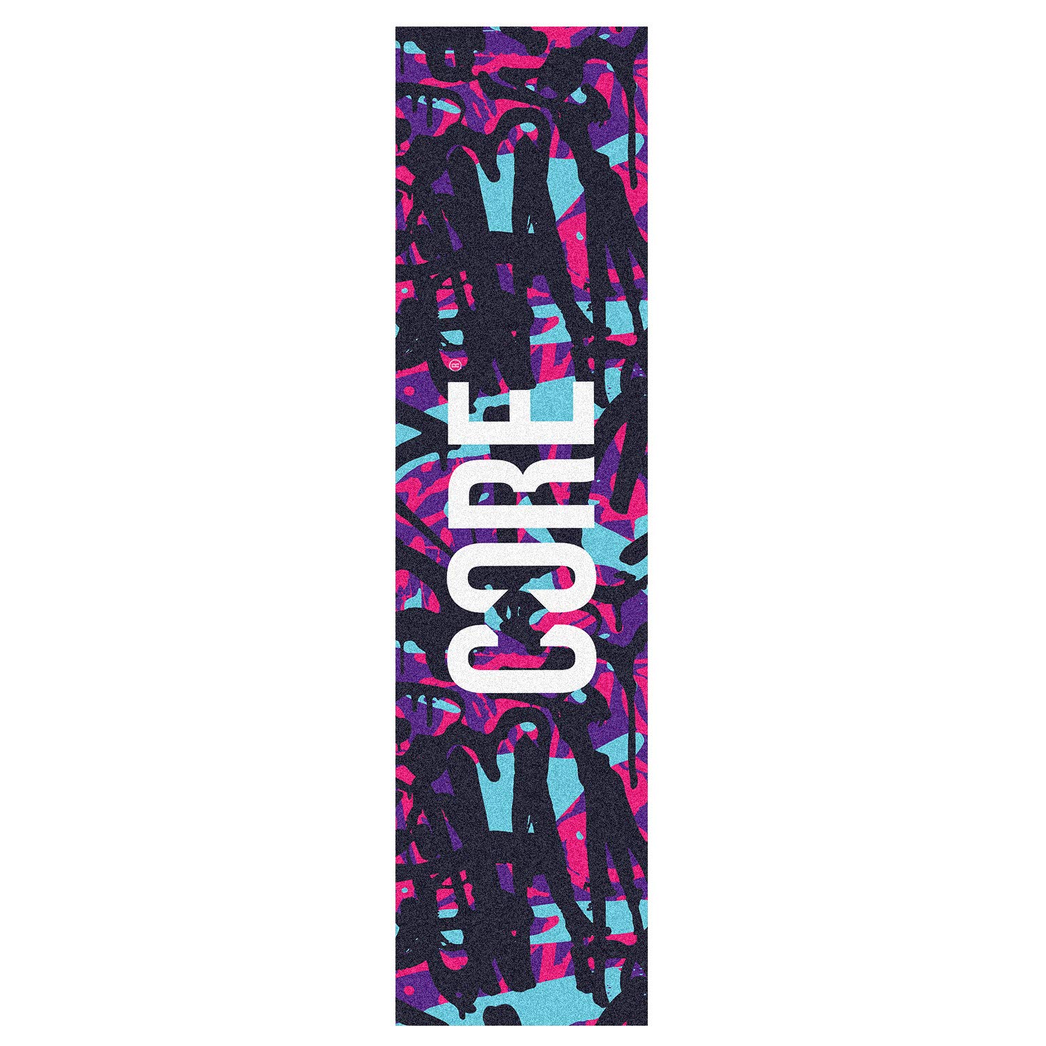 Core Stunt Scooter Grip Tapes - Griptape for all kids stunt scooters, universal fit Multiple designs Super grippy Anti Slip Tape for kick scooters (Neon Splat) โ image 1