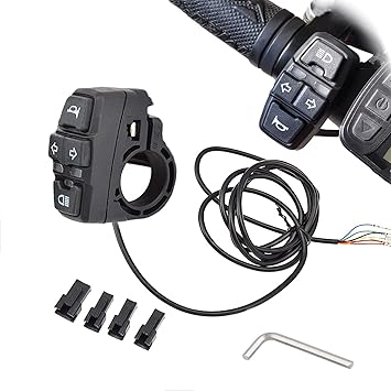 Amazon Co Jp ウインカースイッチ バイク 3 In 1 ヘッドライト ウインカー ホーン スイッチ 22mm 安全 ハンドル スイッチ オートバイ 電動キックボード 電動アシスト自転車 用 Ipx4防水 通勤 夜間走行 車 バイク