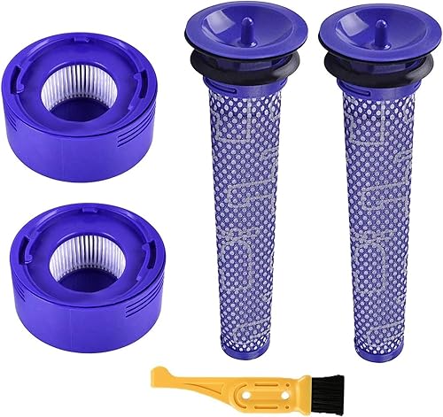 TEidea Filtro compatible con Dyson V7 V8 Absolute - Piezas de repuesto para aspiradora inalámbrica